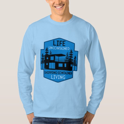T-shirt Architecture du conteneur d'expédition (Devant)