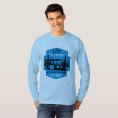 T-shirt Architecture du conteneur d'expédition (Devant entier)