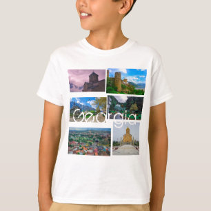 T-shirt Architecture en Géorgie de Tbilissi Kazbegi Borjo
