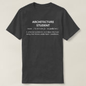 T-shirt Architecture Étudiante (Design devant)