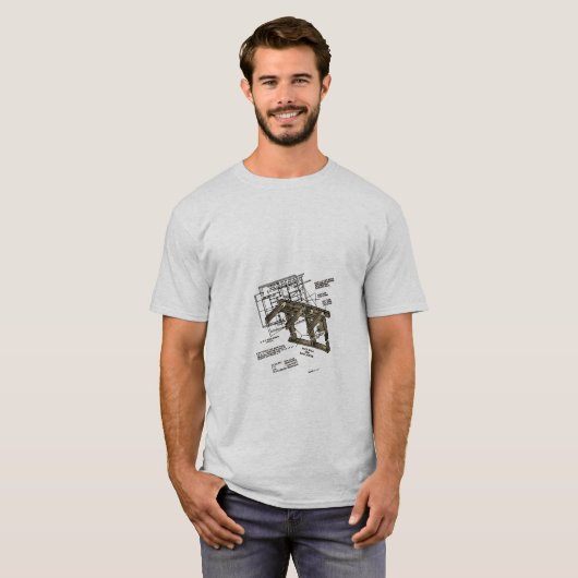 T-shirt Architecture/Faux (Devant entier)