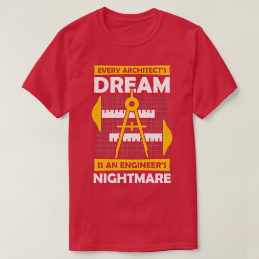 T-shirt Architecture Job Profession Architecte Don (Design devant)