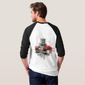 T-shirt Architecture traditionnelle chinoise - Pagode anci (Dos entier)