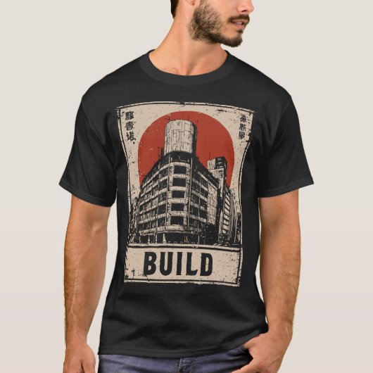 T-shirt Architecture urbaine Conception des progrès (Devant)