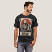 T-shirt Architecture urbaine Conception des progrès (Devant entier)
