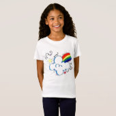 T-Shirt arcs-en-ciel (Devant entier)