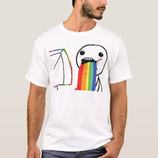 T-shirt Arcs-en-ciel vomissants