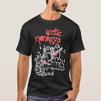 T-shirt Arctic Monkeys musique de groupe pop rock vintage 