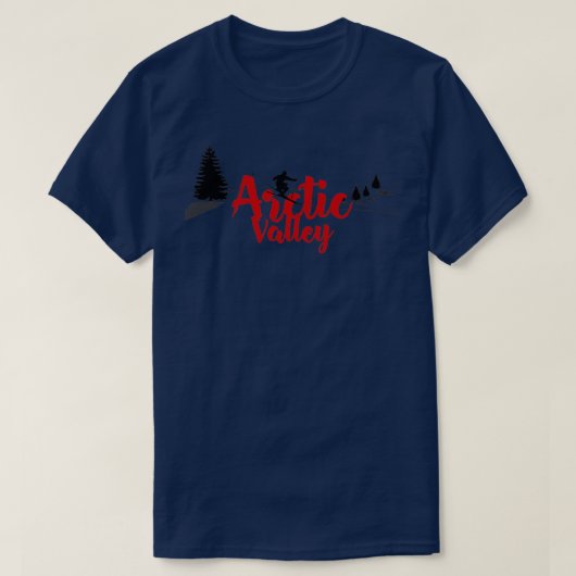 T-shirt Arctic Valley Ski Long (Design devant)