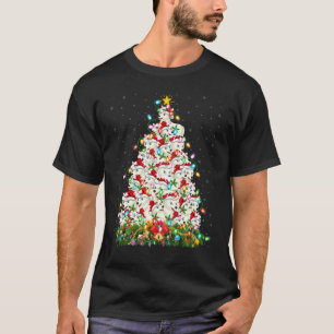 T-shirt Arctic Wolf   Xmas Lights Arctic Wolf Christmas Tr