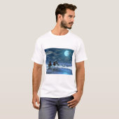 T-shirt Arctique à minuit (Devant entier)