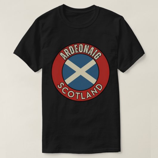 T-shirt Ardeonaig, Écosse (Design devant)