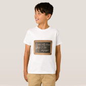 T-shirt Ardoise 05 Citation de l'artiste Monet Kids Tee (Devant entier)