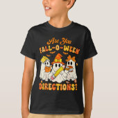 T-shirt Are You Fall-o-ween Directions Funny Ghost Teacher (Devant)