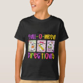 T-shirt Are You Fall-o-ween Directions Funny Teacher Hallo (Devant)
