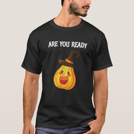 T-shirt Are you Ready Pumpkins   (Devant)