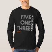T-shirt Area Code 513 Cincinnati Ohio City Area Code (Devant)