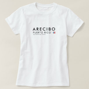 T-Shirt Arecibo Porto Rico   Tee Coordonnées