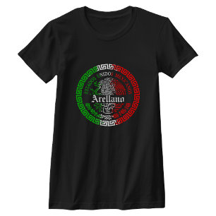 T-shirt Arellano Nom Chemise emblème du Mexique