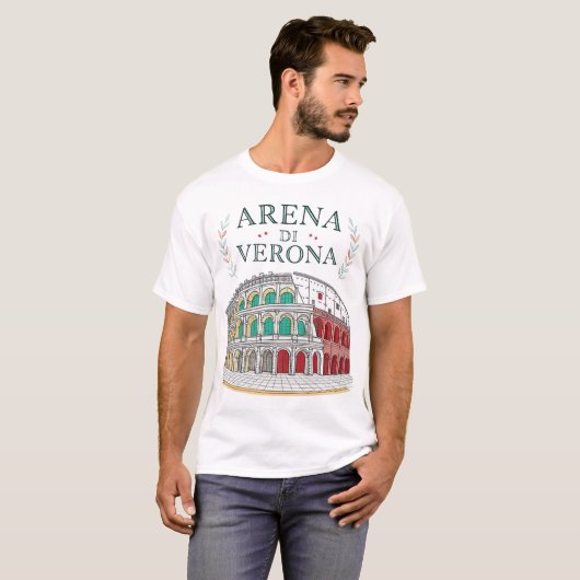 T-shirt Arène de Vérone (Devant entier)