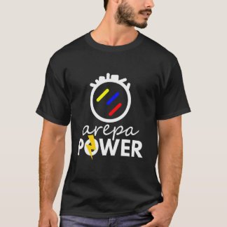 T-shirt Arepa Power Latin Pride Drôle Drôle Drôle Drôle Dr