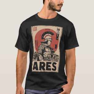 T-shirt Ares Dieu Guerre Conception de la mythologie grecq