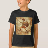 T-shirt Ares Grec Guerrier Dieu Ancienne Grèce Mythologie (Devant)