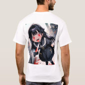 T-shirt Arête de l'Anime - Art généré (Dos)