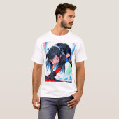 T-shirt Arête de l'Anime - Art généré (Devant entier)