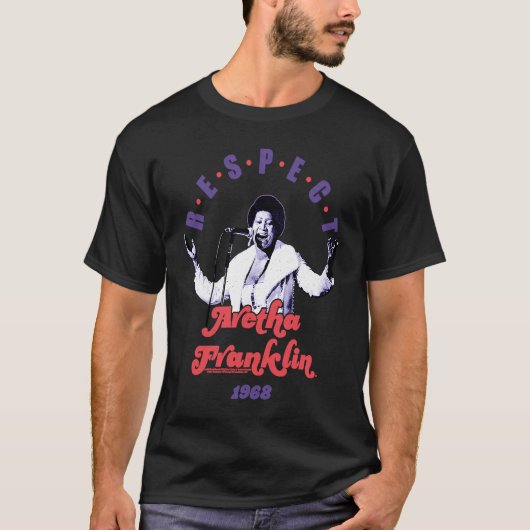 T-shirt Aretha Franklin Respect (Devant)