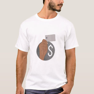 T-shirt Argent
