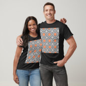 T-shirt Argent Abstrait : Conception géométrique sans join (Unisexe)