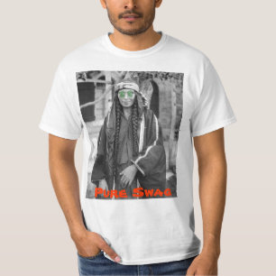 T-shirt Argent arabe