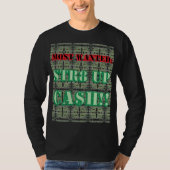 T-SHIRT ARGENT COMPTANT TOUT DE SUITE ! (Devant)