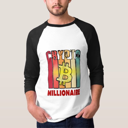 T-shirt argent crypto (Devant)