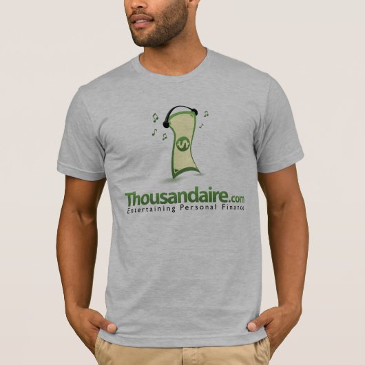 T-shirt Argent de Thousandaire (Devant)