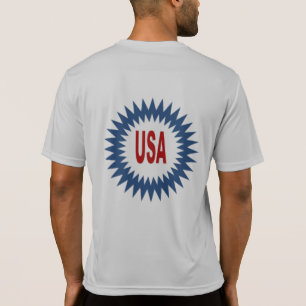 T-shirt argent dos homme SUN USA