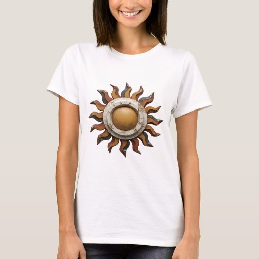 T-shirt Argent ÉCLATÉ ART ABSTRAIT Dessin abstrait (Devant)
