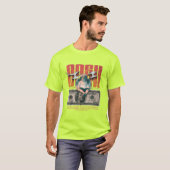 T-shirt Argent et bagarres - Art graphique sur les difficu (Devant entier)