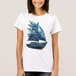 T-shirt Argent frappant ART ABSTRAIT Dessin abstrait