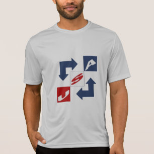 T-shirt argent homme DESIGN USA