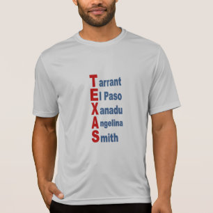 T-shirt argent homme TOURISME TEXAS
