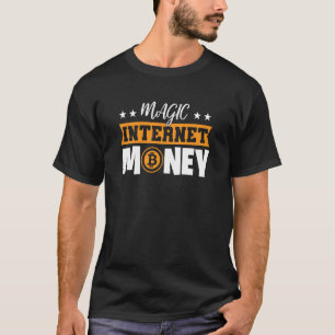 T-shirt Argent magique d'Internet Bitcoin