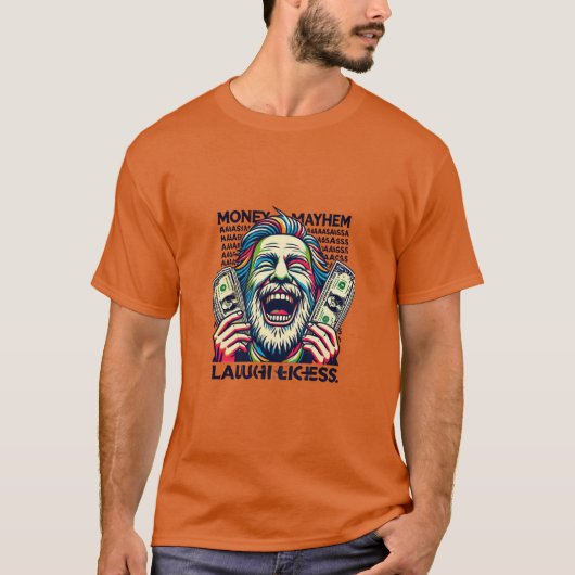 T-shirt Argent Mayhem rit (Devant)