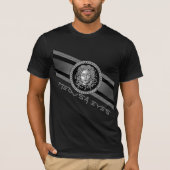 T-shirt argent Medusa de luxe (Devant)