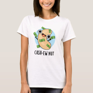 T-shirt Argent Nut Nut Funny Cashew Nut Pun