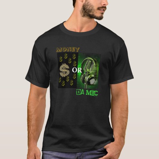 T-shirt Argent ou le DA MIC (Devant)