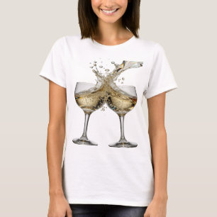 T-shirt Argent propre CHEERS TO GOOD HEALTH Art à porter