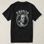 T-shirt argent US dollar (Design dos)