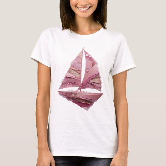 T-shirt Argent Vif ART ABSTRAIT Design Moderne (Devant)